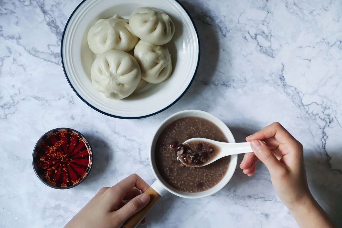 手工包子 新鲜出炉
